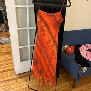 Vintage Floral Print Bodycon Dress